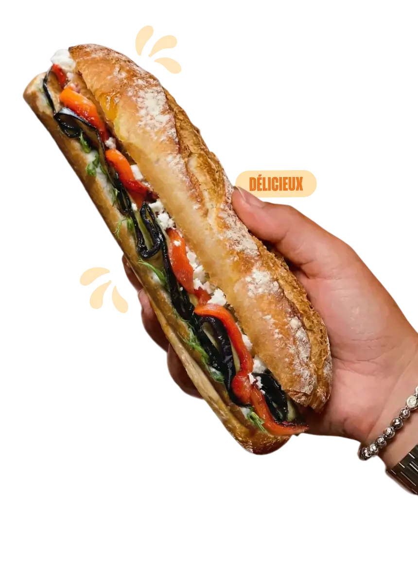 Sandwich frais proposé par notre sandwicherie à Tubize
